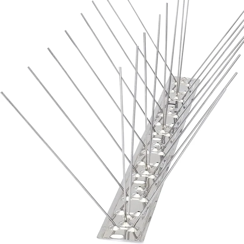 Kolce przeciw ptakom, stal nierdzewna, bezpieczne dla ptaków 50cm 60 sztuk