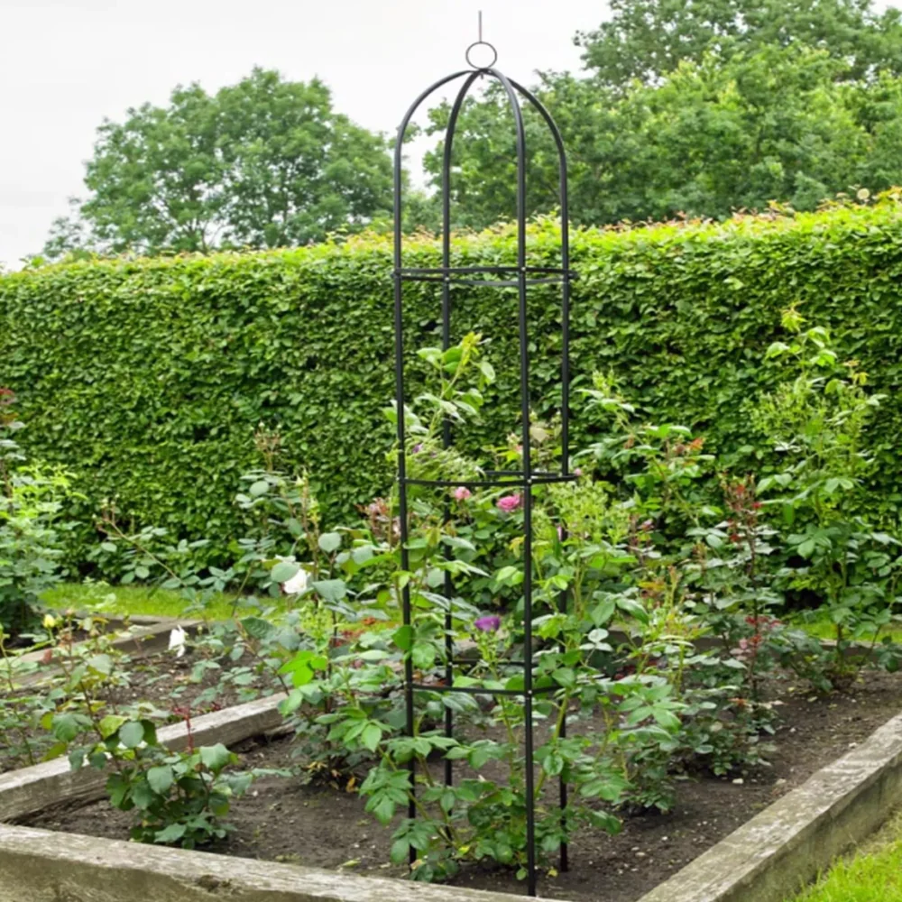 Pergola ogrodowa do róż i roślin pnących metalowa dzwon 190cm