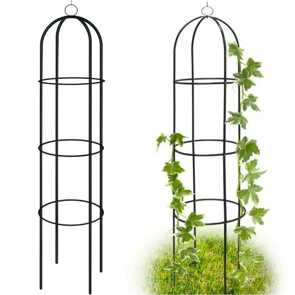 Pergola ogrodowa do róż i roślin pnących metalowa dzwon 190cm