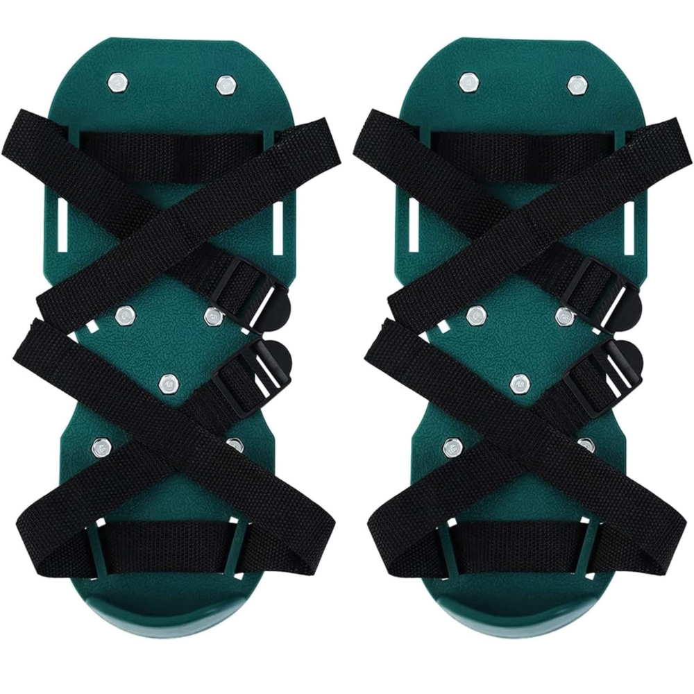 Areator wertykulator do napowietrzania trawników w formie nakładek na buty 2 sztuki