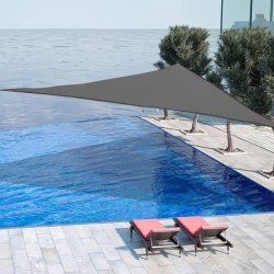 Żagiel przeciwsłoneczny ogrodowy trójkątny 5x5x5m