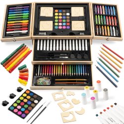 Zestaw artystyczny do malowania dla dzieci 196szt.