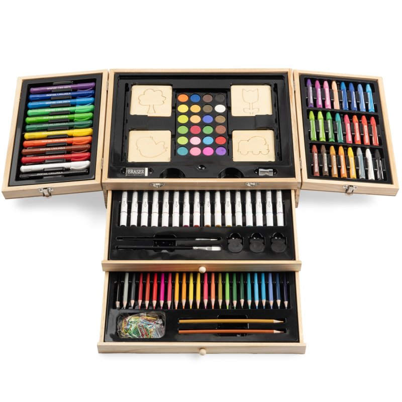 Zestaw artystyczny do malowania dla dzieci 196szt.