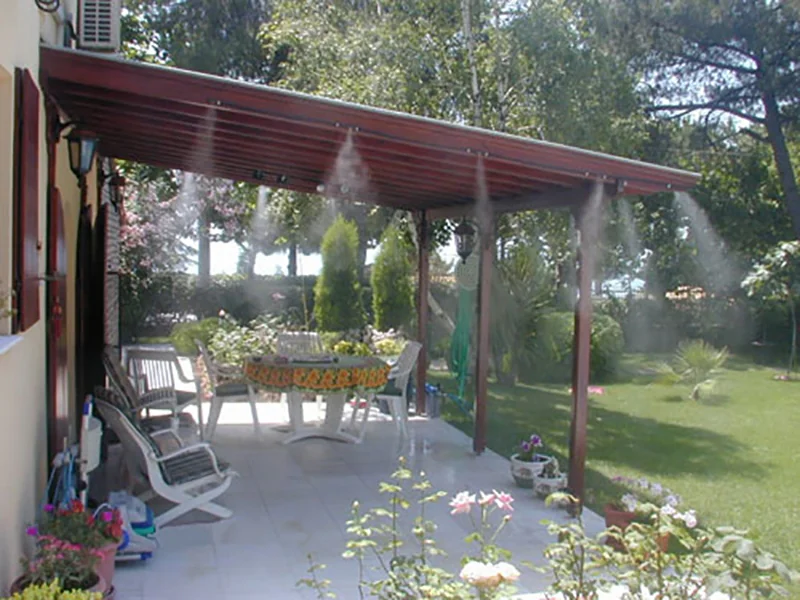 Kurtyna wodna ogrodowa zraszacz 20m + 20 dysz