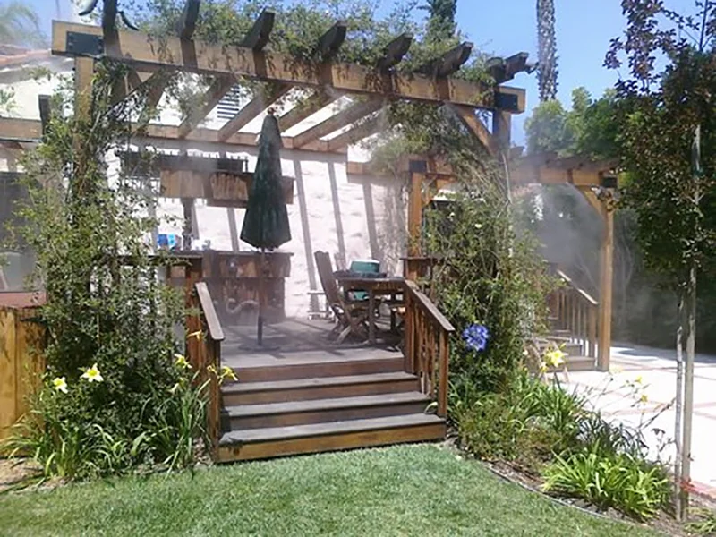 Kurtyna wodna ogrodowa zraszacz 20m + 20 dysz