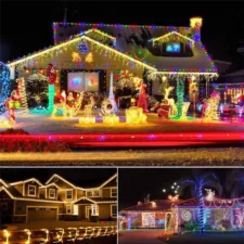 Wąż świetlny zewnętrzny IP44 10m 240LED Wielokolorowe