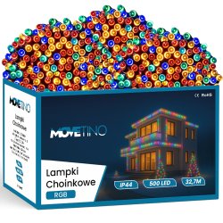 L5M Lampki choinkowe świąteczne 500 led Multi