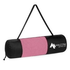 Mata antypoślizgowa do ćwiczeń, fitness lub jogi NBR Różowa 183x61x1,5cm