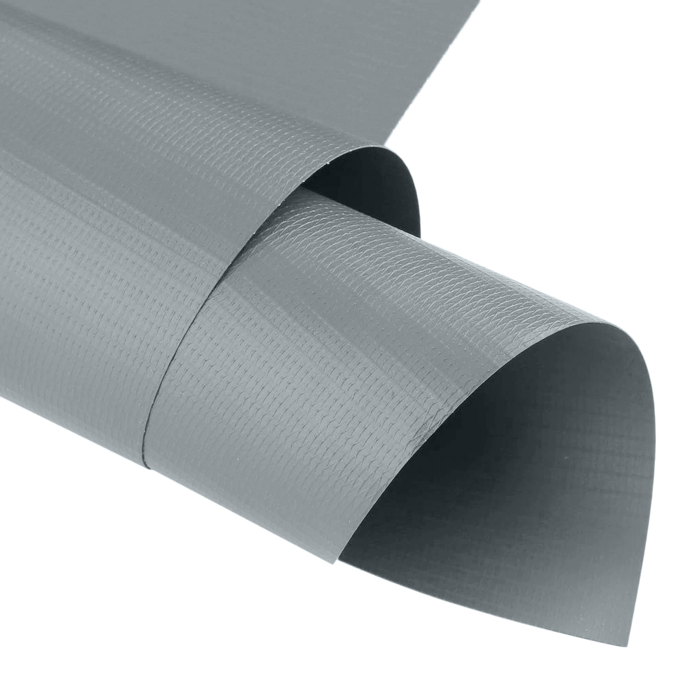 Taśma ogrodzeniowa do paneli ogrodzeniowych 19cm x 35m 450g/m2 Szary + 20 Klipsów