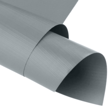 Taśma ogrodzeniowa do paneli ogrodzeniowych 19cm x 35m 450g/m2 Szary + 20 Klipsów