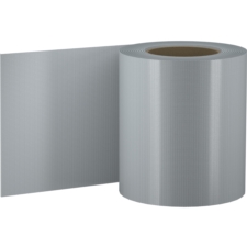 Taśma ogrodzeniowa do paneli ogrodzeniowych 19cm x 35m 450g/m2 Szary + 20 Klipsów