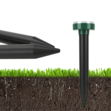 Odstraszacz na krety, gryzonie solarny okrągły zestaw 2 sztuk