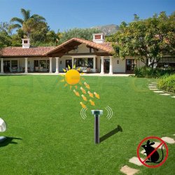 Odstraszacz gryzoni kretów solarny okrągły