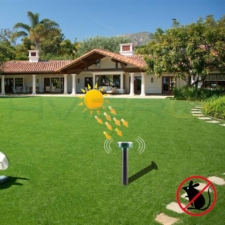 Odstraszacz na krety, gryzonie solarny okrągły zestaw 2 sztuk