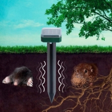 Odstraszacz na krety, gryzonie solarny kwadratowy zestaw 2 sztuk