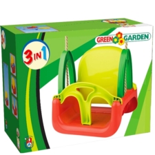 Huśtawka ogrodowa dla dzieci z oparciem