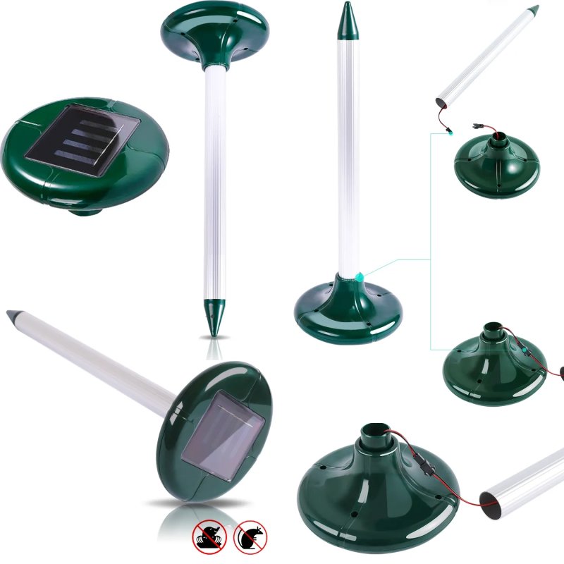 Odstraszacz solarny na krety i inne gryzonie XXL