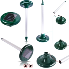 Odstraszacz na krety, gryzonie solarny okrągły zestaw 2 sztuk XXL