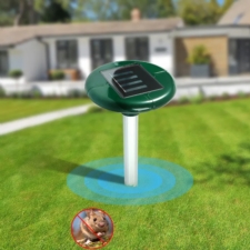 Odstraszacz na krety, gryzonie solarny okrągły zestaw 2 sztuk XXL