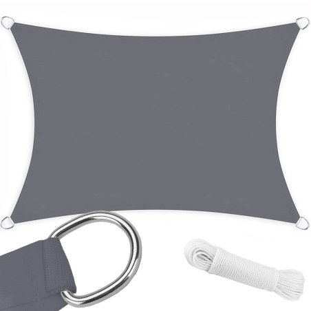 Żagiel przeciwsłoneczny prostokątny 3x4m