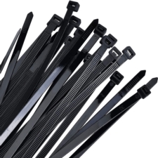 Opaski zaciskowe czarne trytytki 4,8x300mm 100 szt.