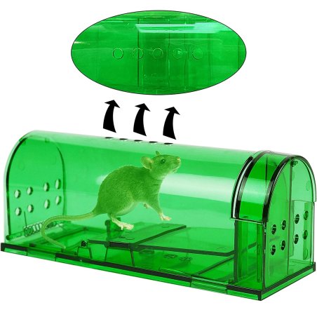 Żywołapka na gryzonie bezpieczna dla zwierząt z wentylacją pułapka 2 sztuki