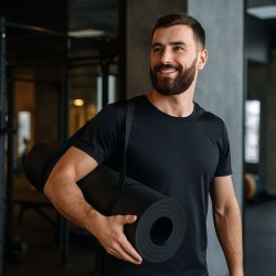 Mata do ćwiczeń, fitness, jogi 183x61x1,5cm