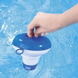 Dozownik do chemii do basenu pływający
