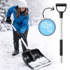 Łopata do śniegu z aluminiowym trzonkiem