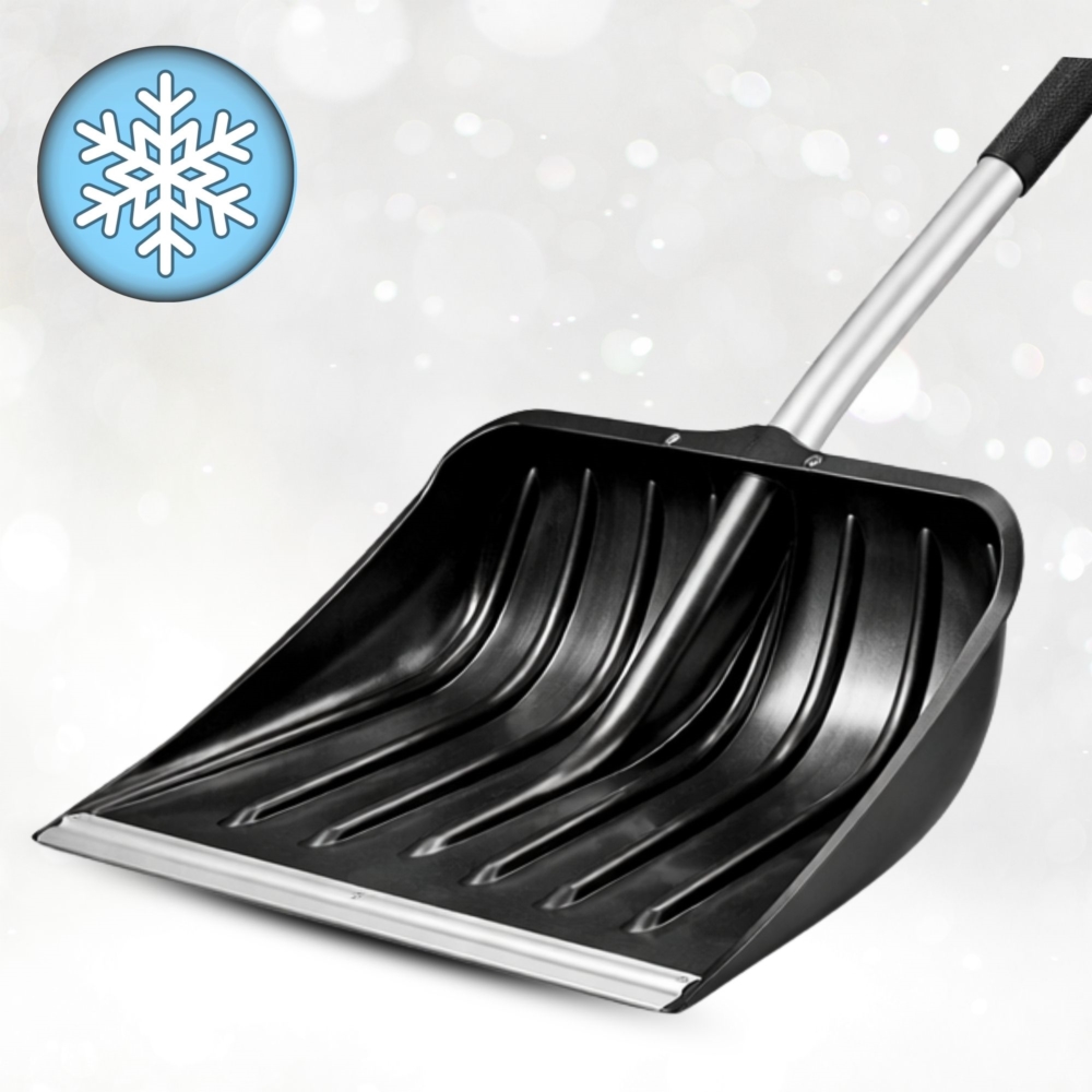 Łopata do śniegu z ergonomicznym aluminiowym trzonkiem