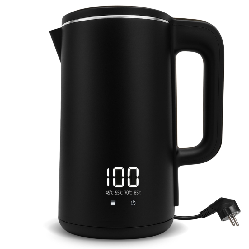 Czajnik elektryczny z regulacją Czarny 2,5L 1500W