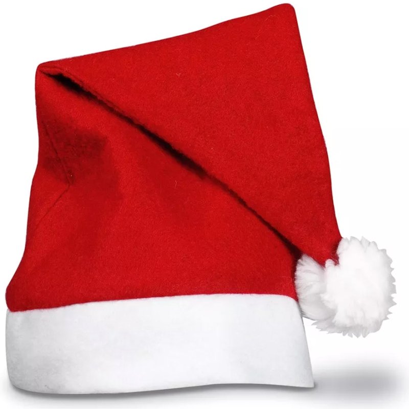 Czapka Świętego Mikołaja Czerwona z pomponem 36x28cm