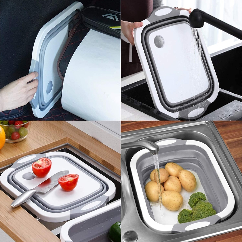 Miska / deska do krojenia turystyczna składana  5w1