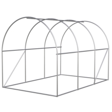 Tunel foliowy ogrodowy szklarnia z metalowym stelażem Zielony 2x3x2m
