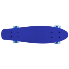 Deskorolka Fiszka dla dzieci z podświetlanymi kółkami LED Niebieska