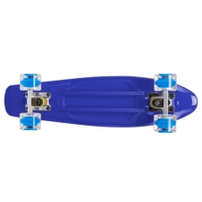 Deskorolka Fiszka dla dzieci z podświetlanymi kółkami LED Niebieska