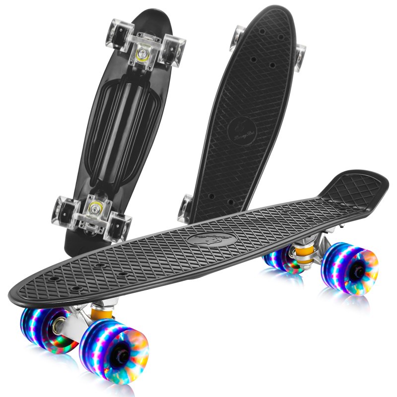 Deskorolka Fiszka z podświetlanymi kółkami LED