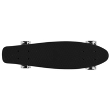 Deskorolka Fiszka dla dzieci z podświetlanymi kółkami LED Czarna