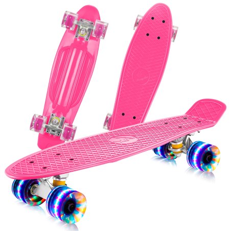 Deskorolka Fiszka z podświetlanymi kółkami LED