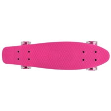 Deskorolka Fiszka dla dzieci z podświetlanymi kółkami LED Różowa