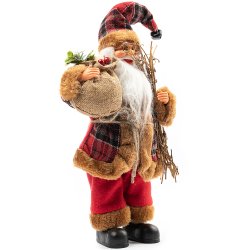 Figurka Święty Mikołaj skrzat świąteczny