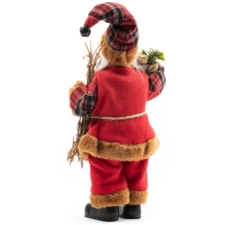 Figurka Święty Mikołaj z prezentami skrzat świąteczny