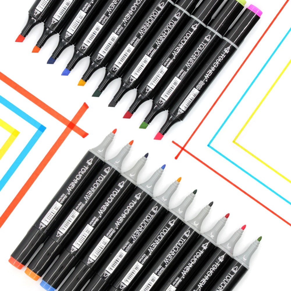 Markery alkoholowe dwustronne 80szt. + Torba