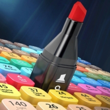 Markery alkoholowe dwustronne 60szt. + Torba