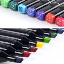 Markery alkoholowe dwustronne 60szt. + Torba