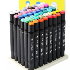 Markery alkoholowe dwustronne 120szt. + Torba