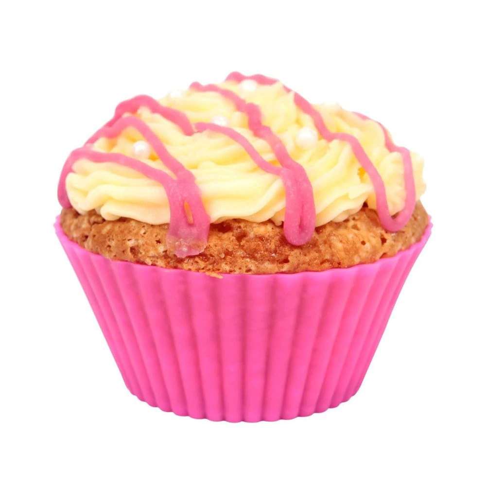 Forma stalowa do muffinek babeczek + Foremki silikonowe 12 sztuk