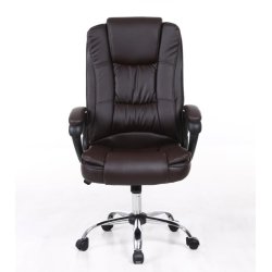 SDH161 Fotel biurowy komputerowy skórzany