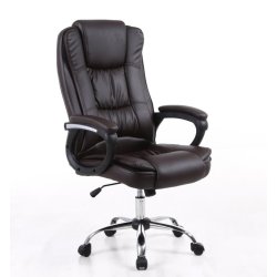 SDH161 Fotel biurowy komputerowy skórzany