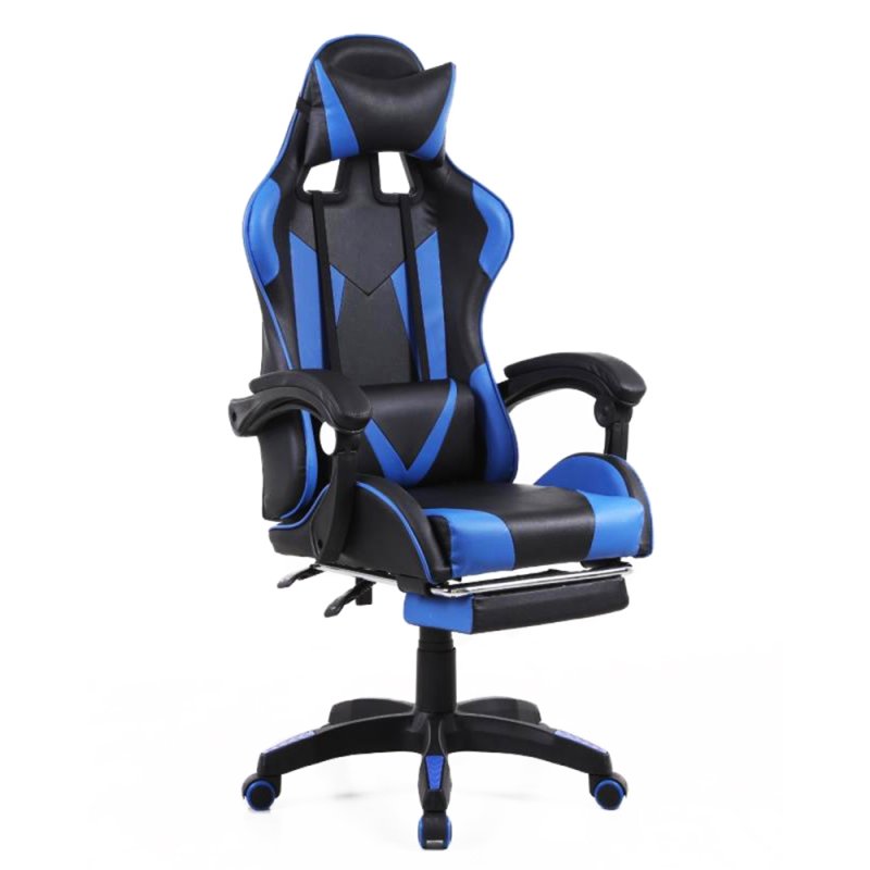 SDH162Blue Fotel komputerowy gamingowy Niebieski